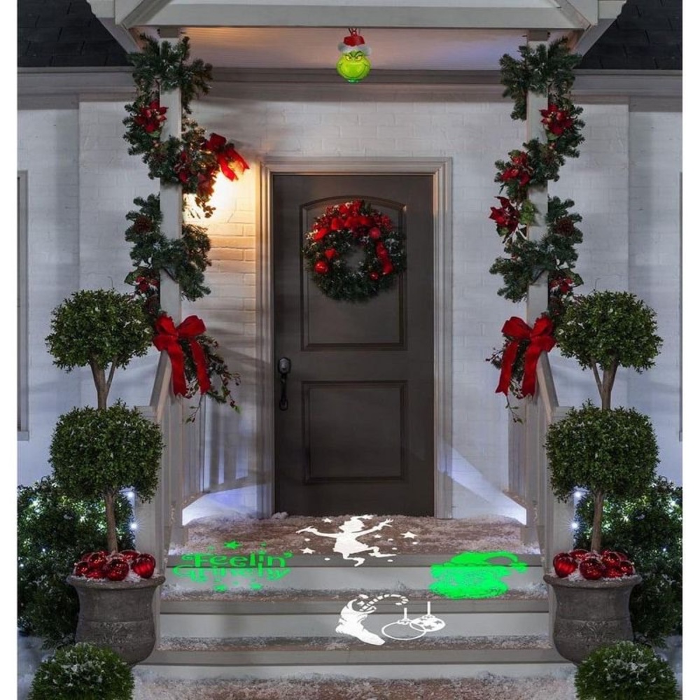 NIB The Grinch LED Whirl A Motion Light Show Christmas Projector up to 9ft
